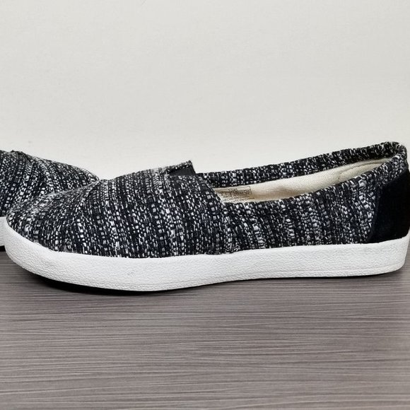 TOMS 'Avalon' Boucle Slip-on Shoes, Black Textile, Womens Size 5 / 35.5 - Picture 6 of 11